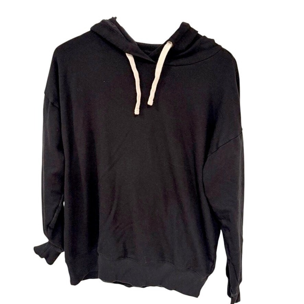 Buffalo David Bitton Womens Black Hoodie Sweatshirt S Cozy‎ Athleisure Sporty
